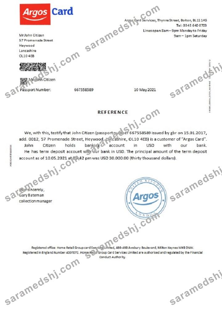 United Kingdom_Argos Card_reference